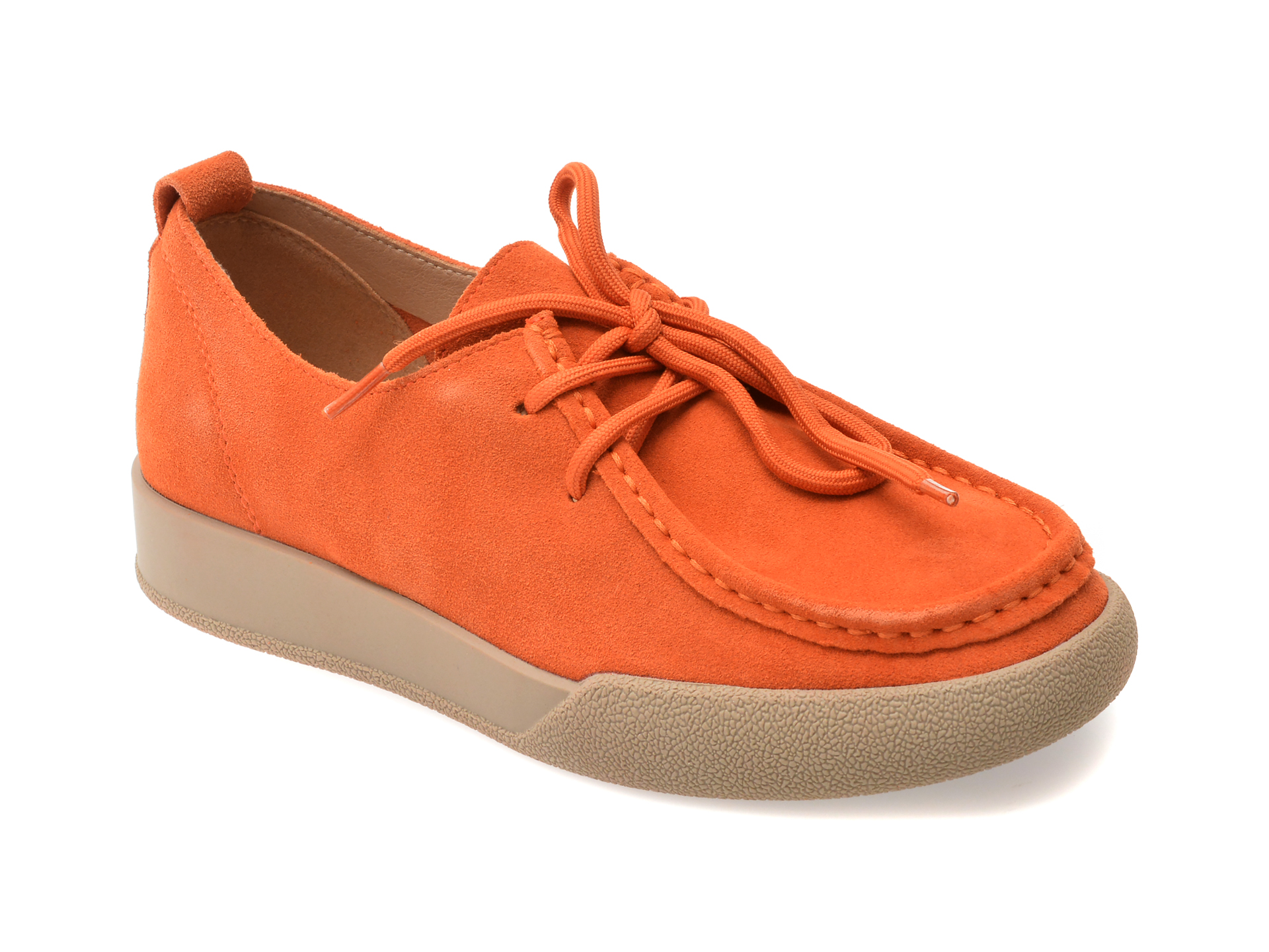 Mocasini GRYXX Piele Intarsa Portocalii
