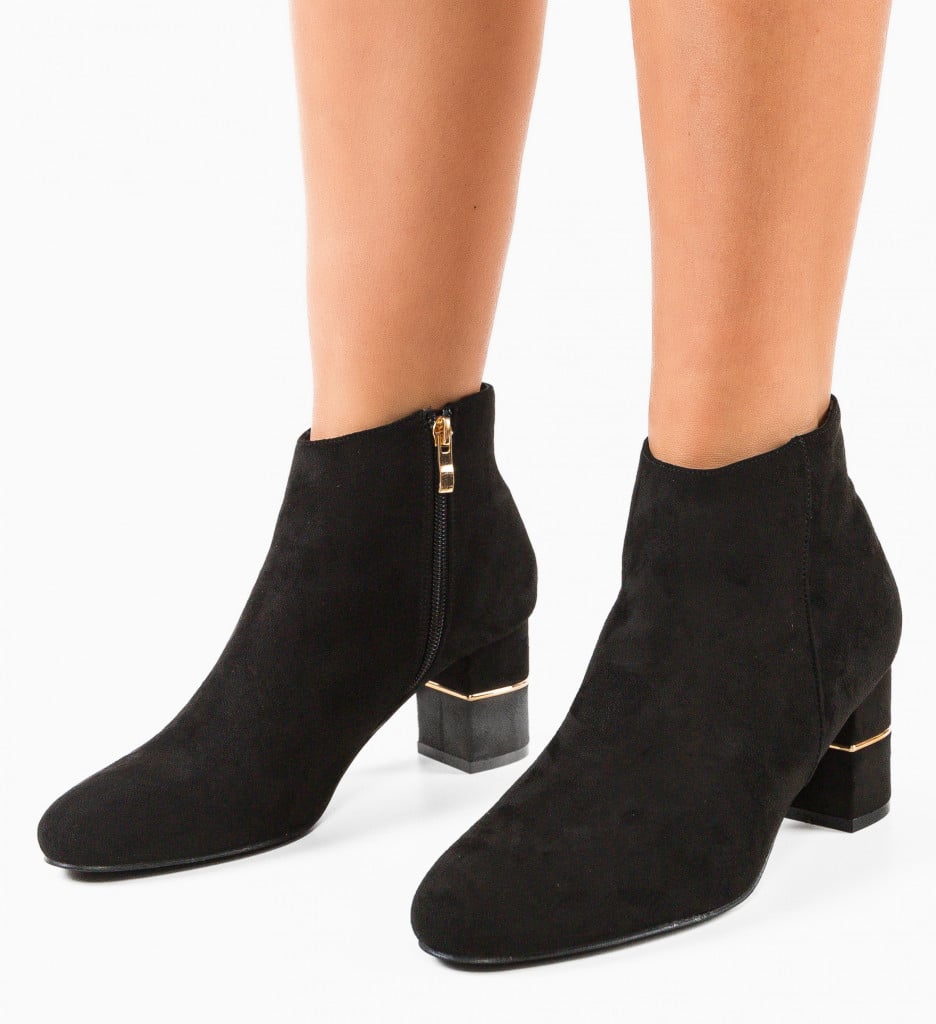 Botine Dama Belle Negre - Eleganță și Stil - imagine 4