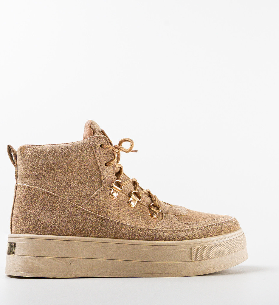 Ghete Tara Khaki Dama - Confort Sport - imagine 4