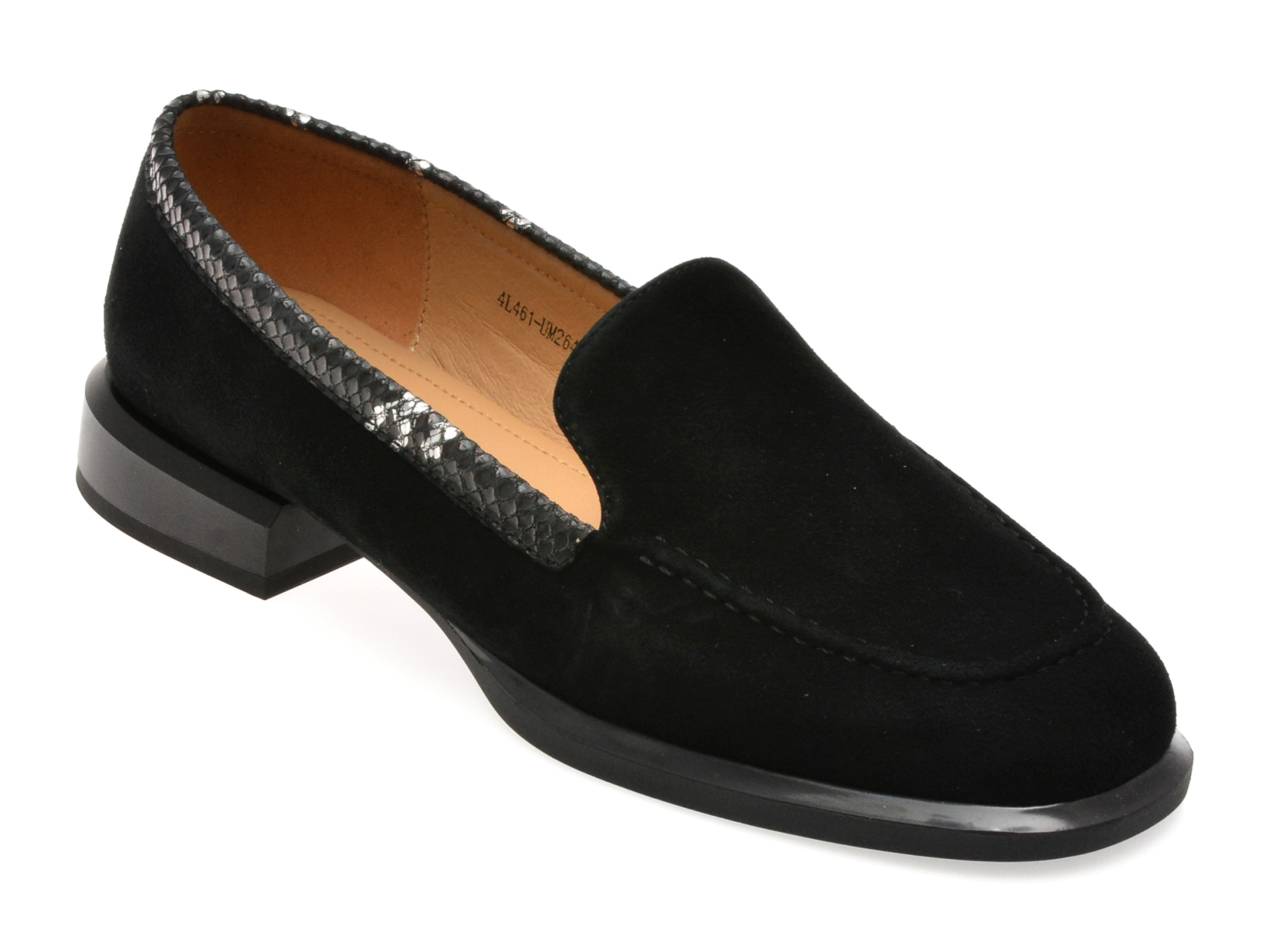 Mocasini IMAGE Negri Piele Întoarsă