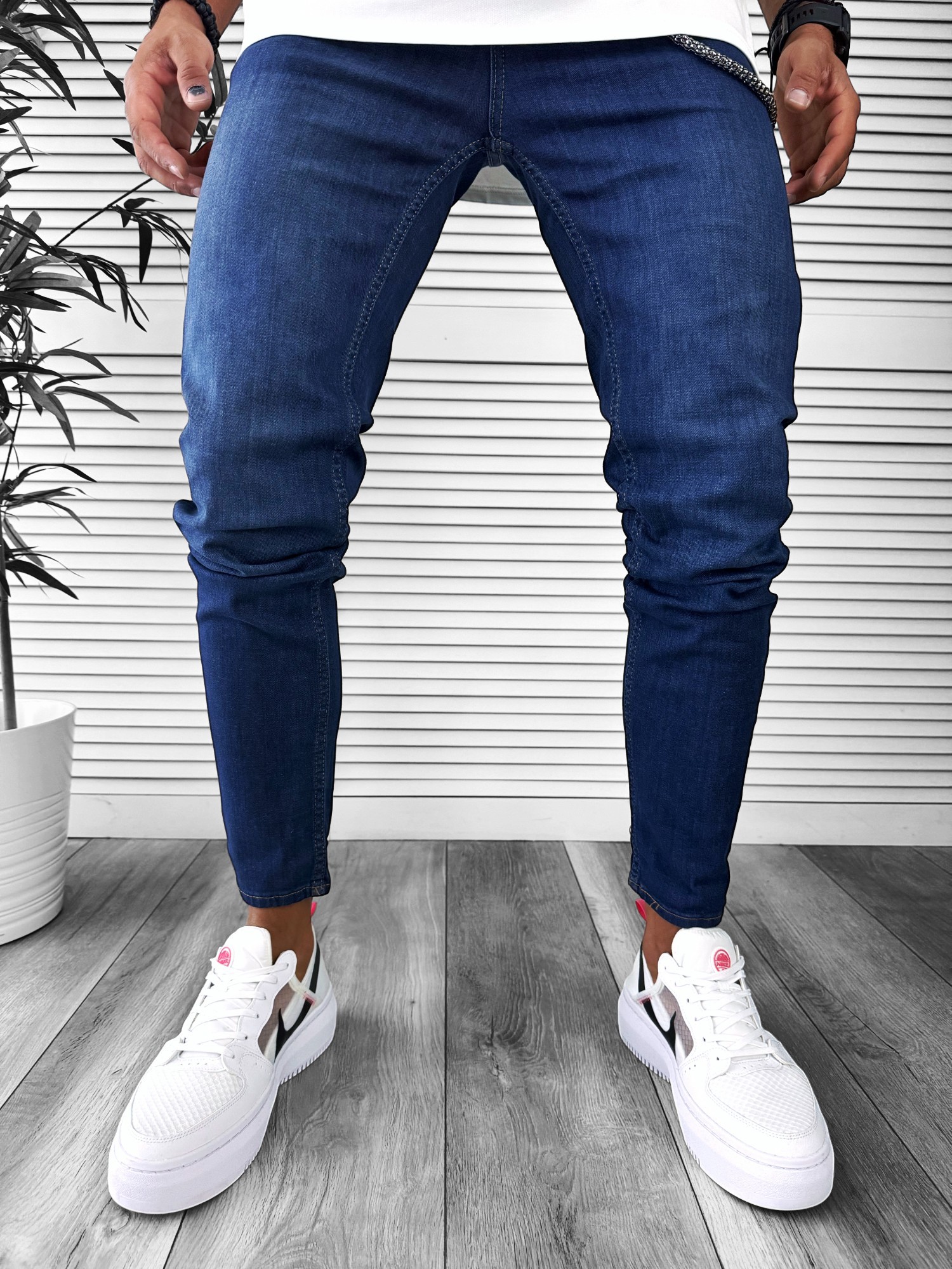 Blugi Bărbați Conici 12901 B7-4 | Stil & Confort