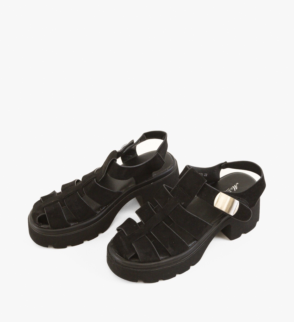 Sandale cu Toc Carisi Negre - Eleganță Asigurată - imagine 4