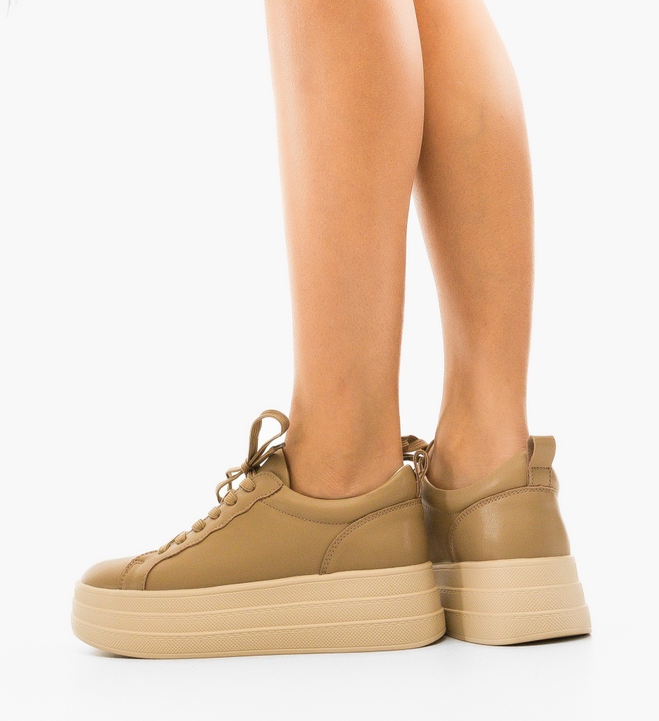 Sneakers Praka Bej - Confort și Stil Urban