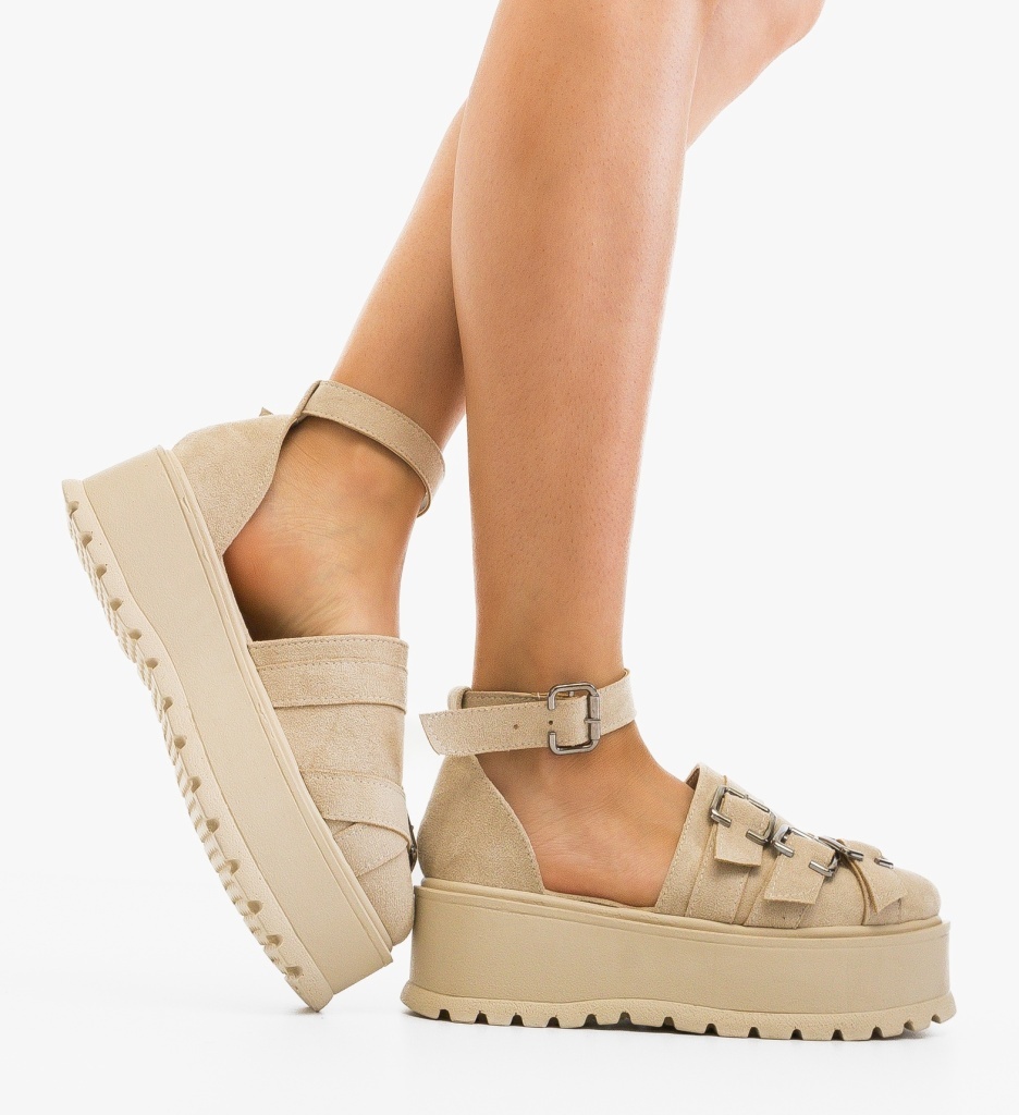 Pantofi Casual Koerel Bej Eleganți și Confortabili - imagine 2