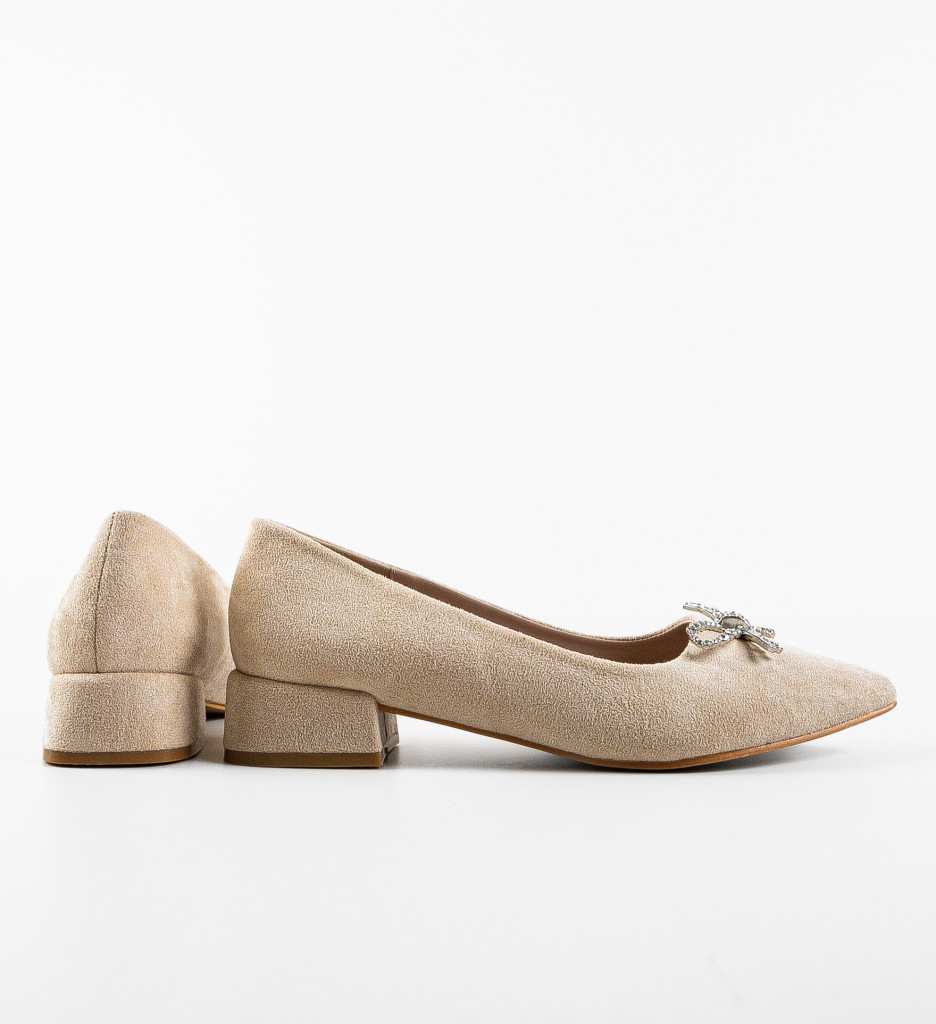 Balerini Dama Soren Bej Confort Casual - imagine 5