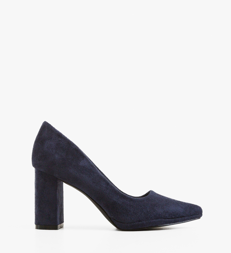 Pantofi cu Toc Lebray Bleumarin Eleganți - imagine 6