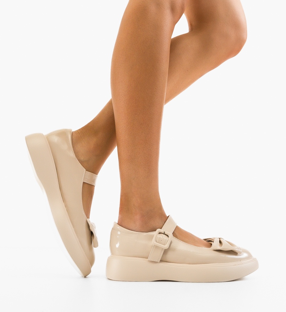 Pantofi Casual Melkior Bej - Confort și Stil