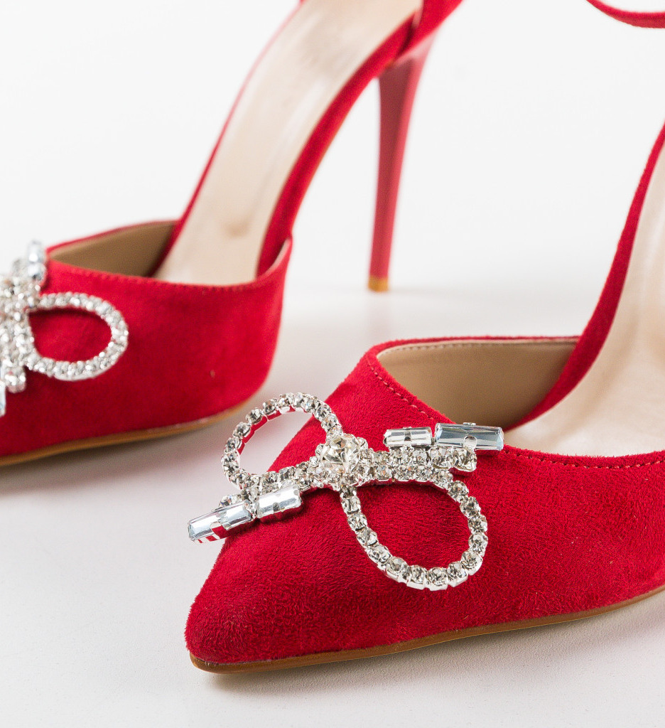 Pantofi Niko Rosii cu Toc - Eleganță și Stil - imagine 7