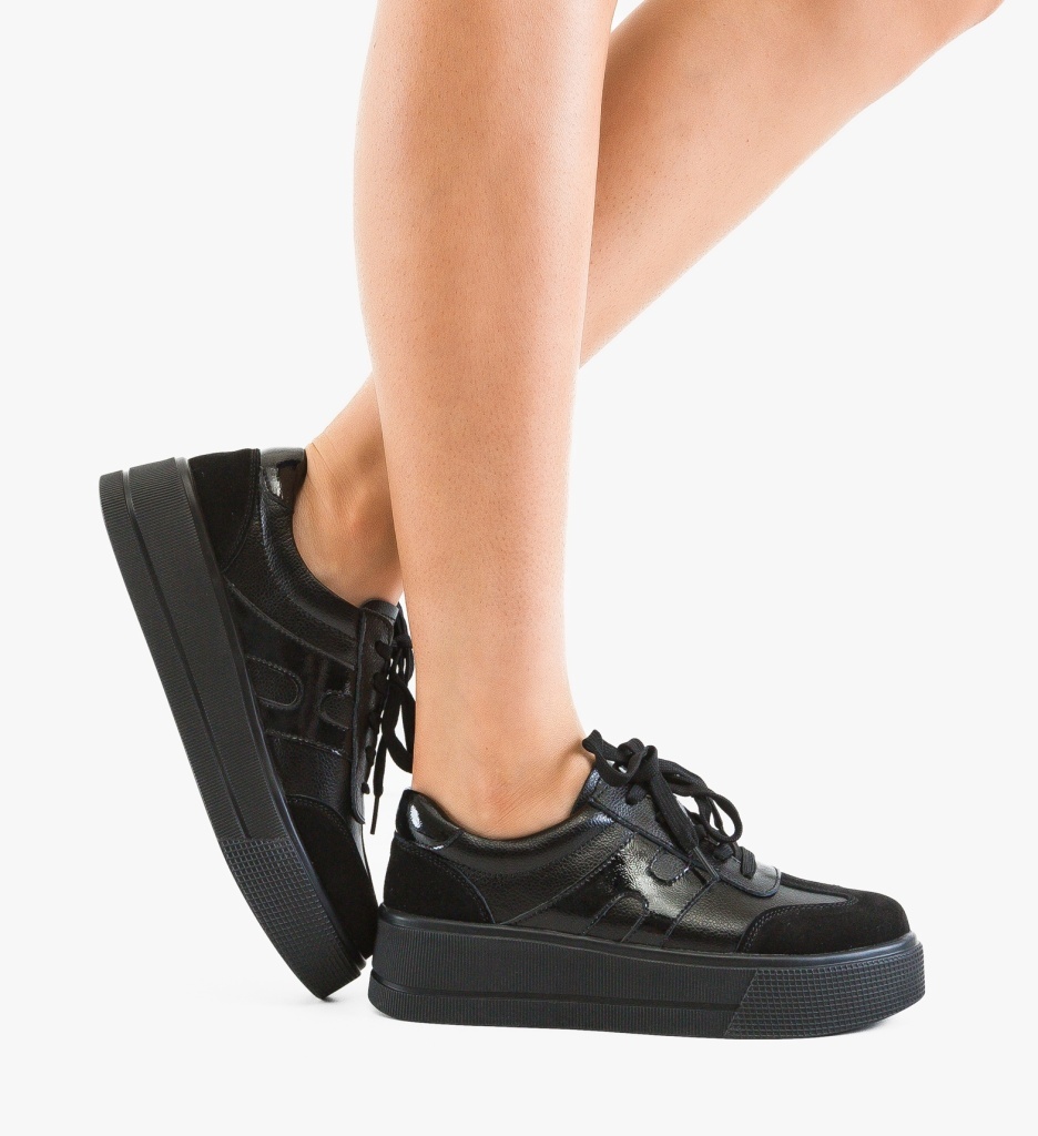 Pantofi Casual Hakro Negri | Confort & Stil - imagine 5