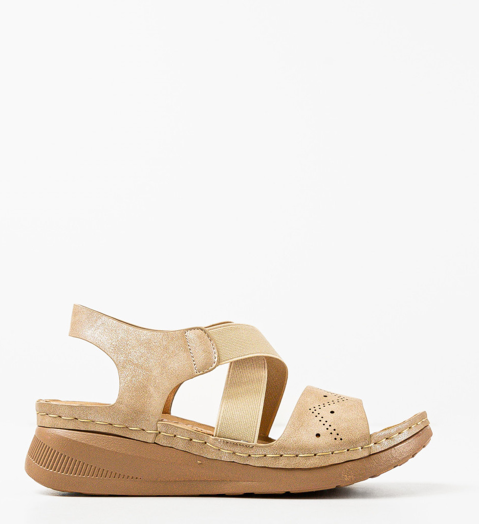 Sandale Dama Benton Khaki - Eleganță și Confort - imagine 5