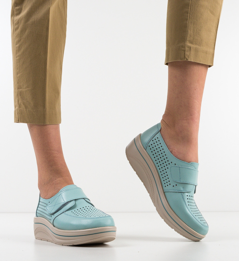 Pantofi Casual Rezolito Turcoaz | Confort & Stil