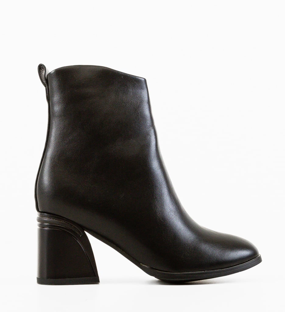 Botine Dama Kara Negre | Eleganță Urbană - imagine 4