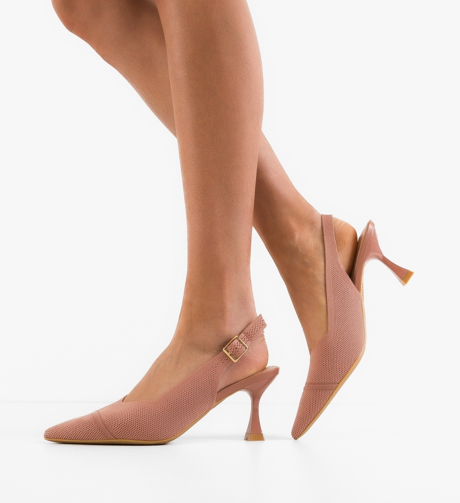 Pantofi Aadam Roz cu Toc - Eleganță Asigurată - imagine 3