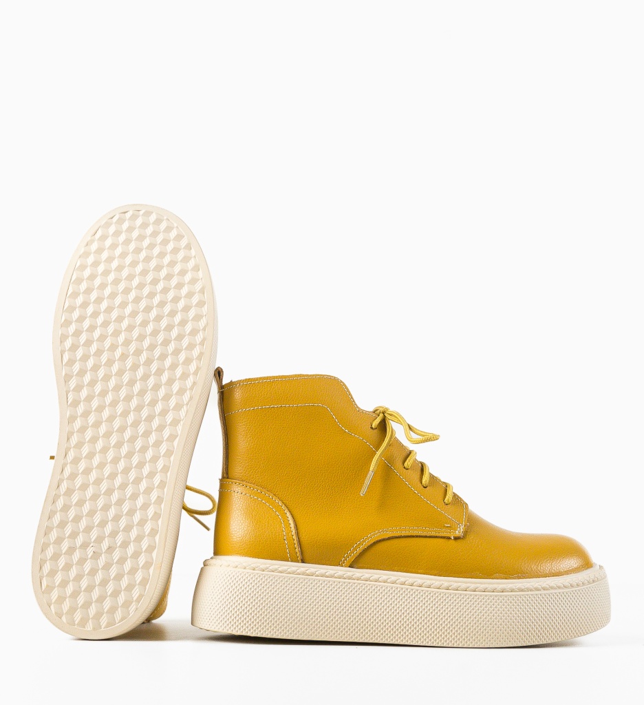 Ghete Harlow Galbene - Stil și Confort - imagine 6