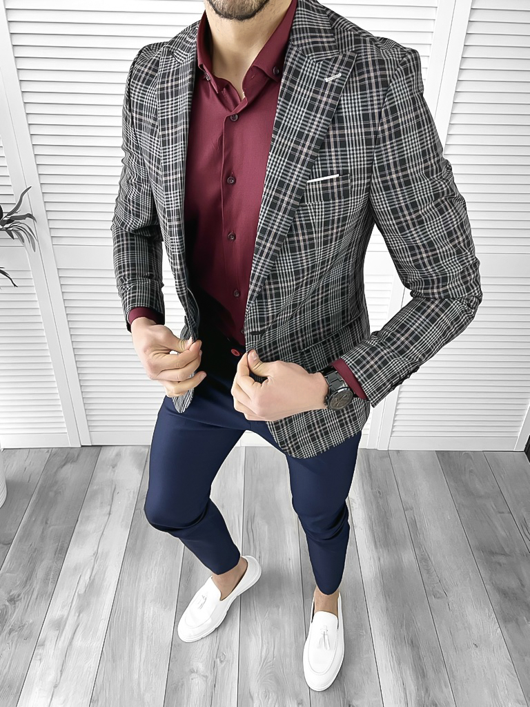 Ținută Smart Casual Barbati 3 Piese Slim