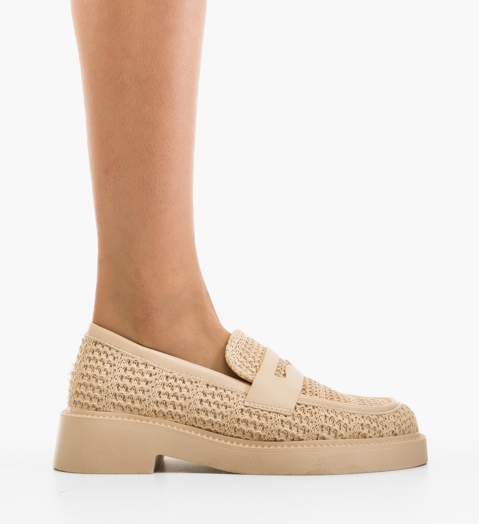 Pantofi Casual Nora Bej - Confort și Stil - imagine 6