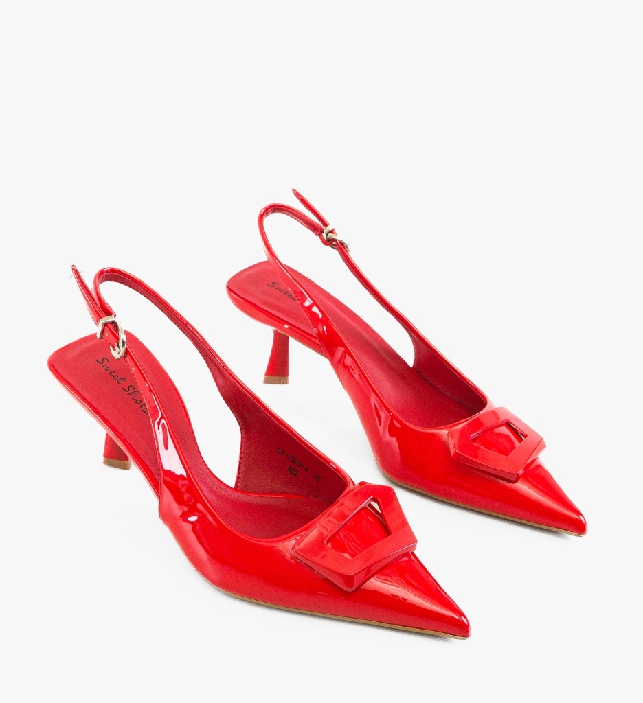 Pantofi Stiletto Dama Rosii Amoic - Eleganta Asigurata