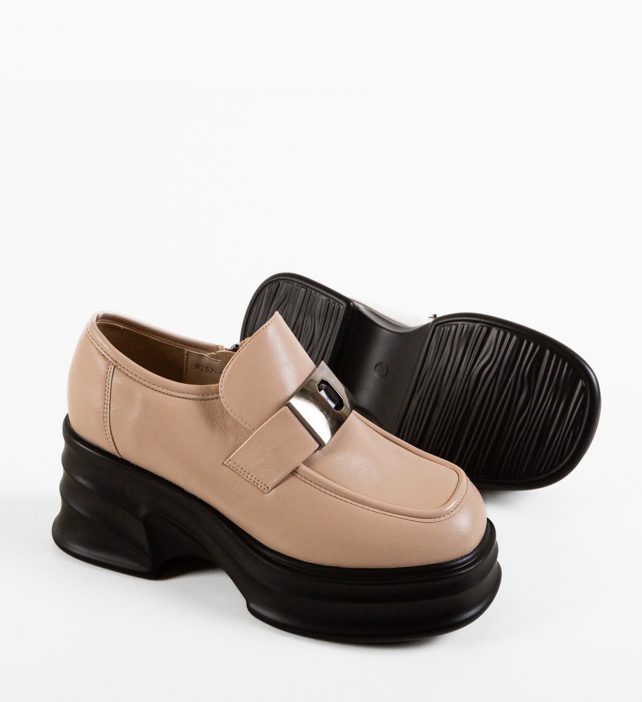 Pantofi Casual Natheo Bej | Eleganta Confort - imagine 7
