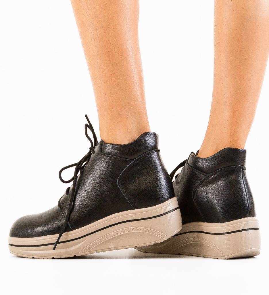Pantofi Casual Palerma Negri - Confort & Stil