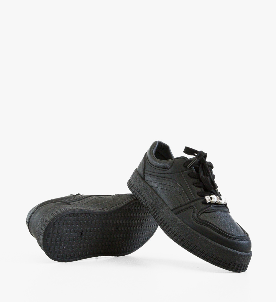 Sneakers Dama Tuly Negri | Confort și Stil Sport - imagine 2