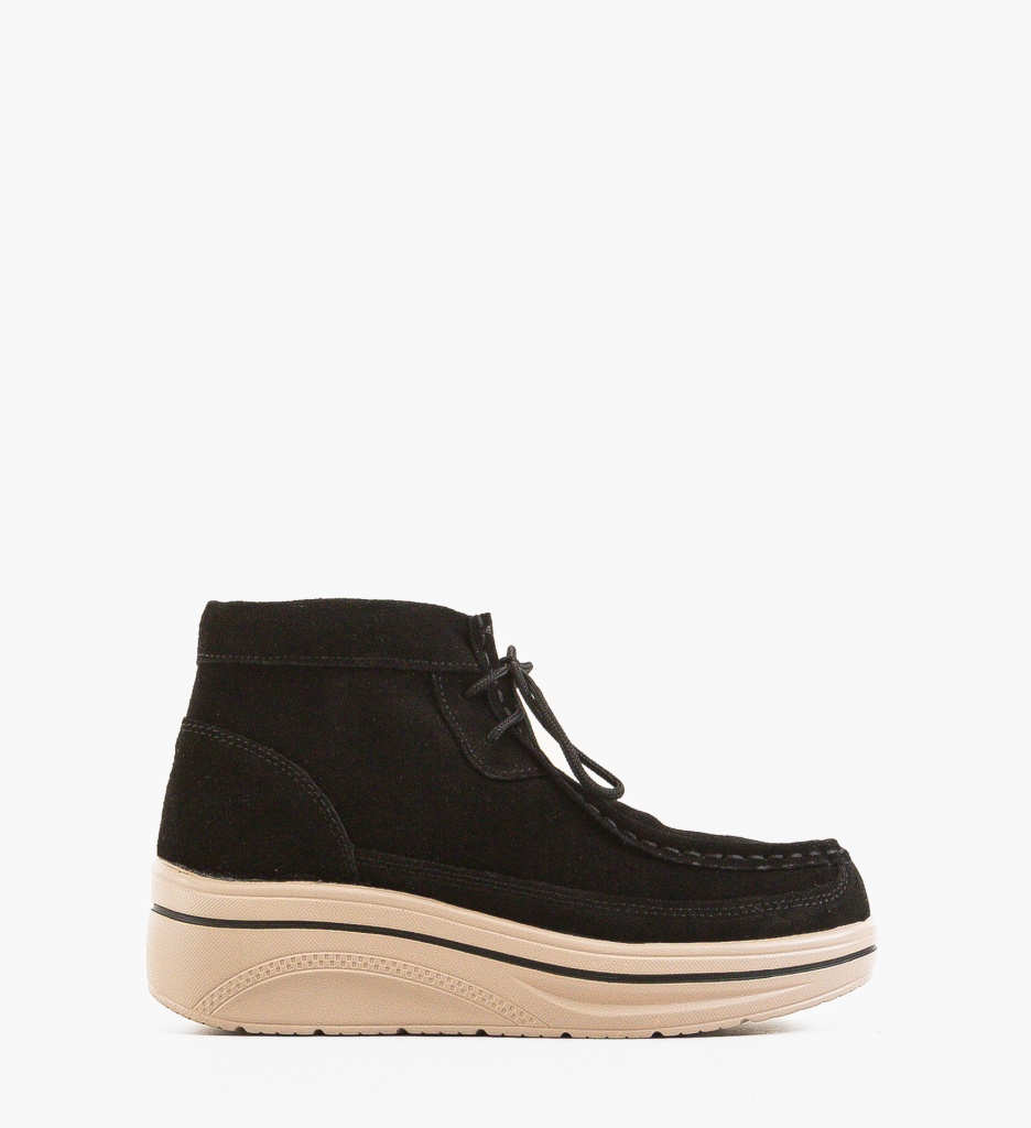Ghete Dama Janne Negre - Confort si Stil Casual - imagine 8