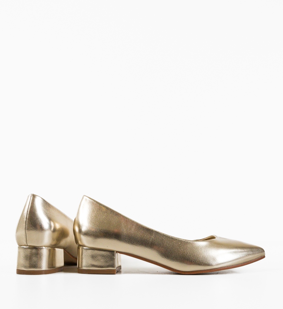 Pantofi Dama Jejana Aurii cu Toc Elegant - imagine 5