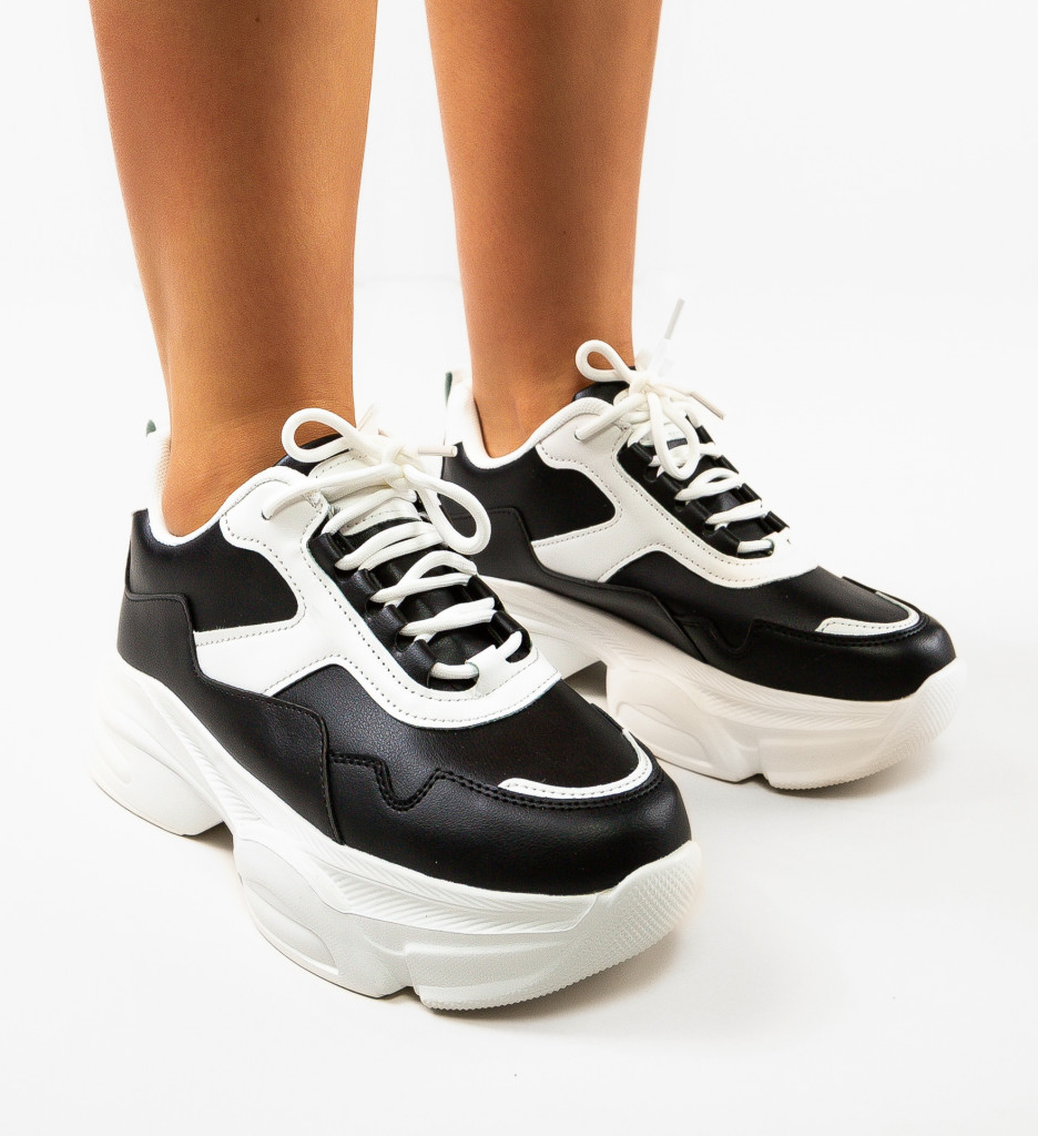 Pantofi Sport Rodos Negri 2 - Confort și Stil - imagine 2