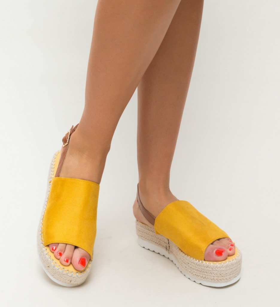 Platforme Sedy Galbene - Stil și Confort - imagine 4