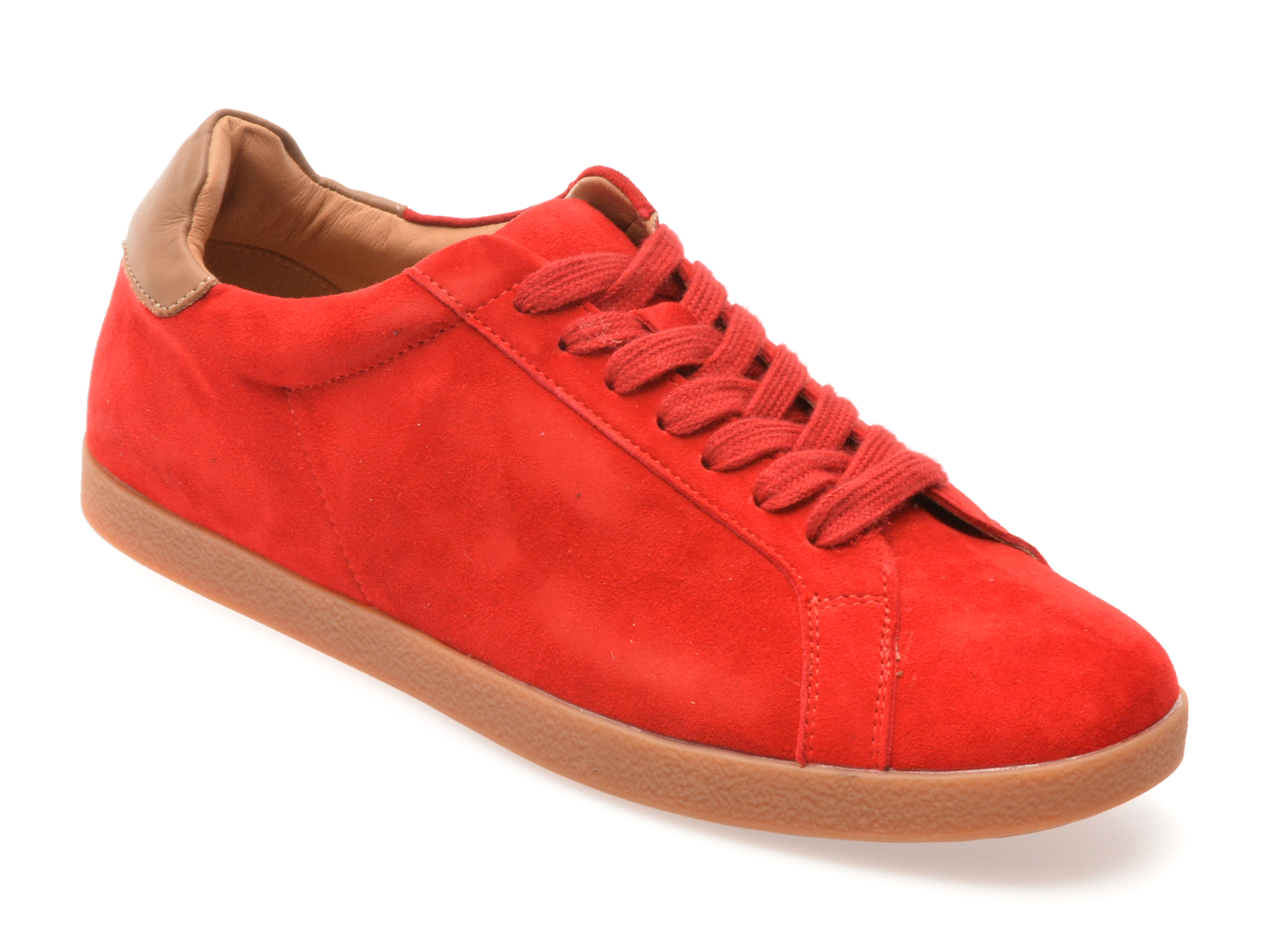 Pantofi Sport GRYXX Roșii din Piele Întoarsă