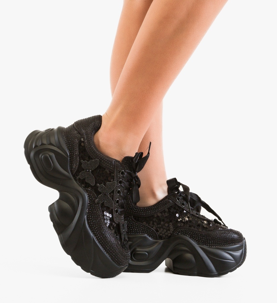 Sneakers Dama Berun Negri - Confort și Stil Sport - imagine 2