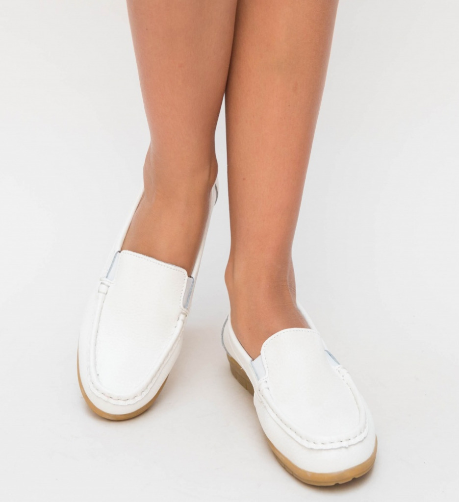 Pantofi Casual Kives Albi | Confort și Stil