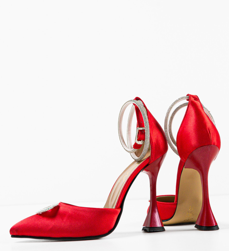 Pantofi dama Kiss Rosii - Eleganță și Stil - imagine 7