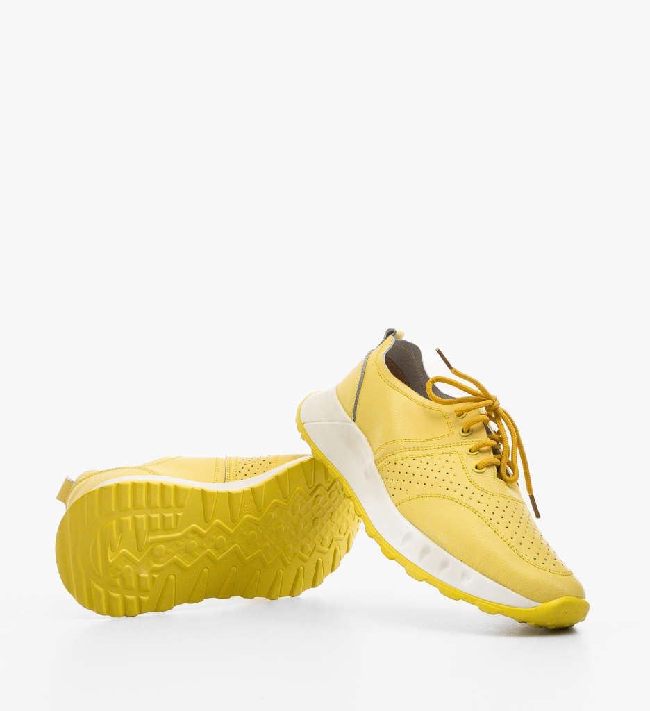 Sneakers Horazia Galbeni - Confort și Stil - imagine 7