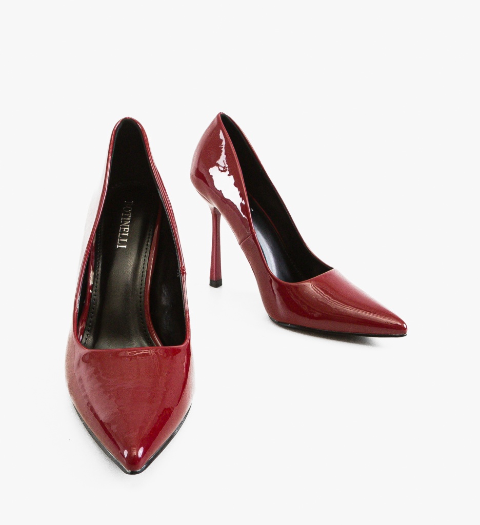 Pantofi cu Toc Pryzy Grena | Stil Elegant - imagine 4