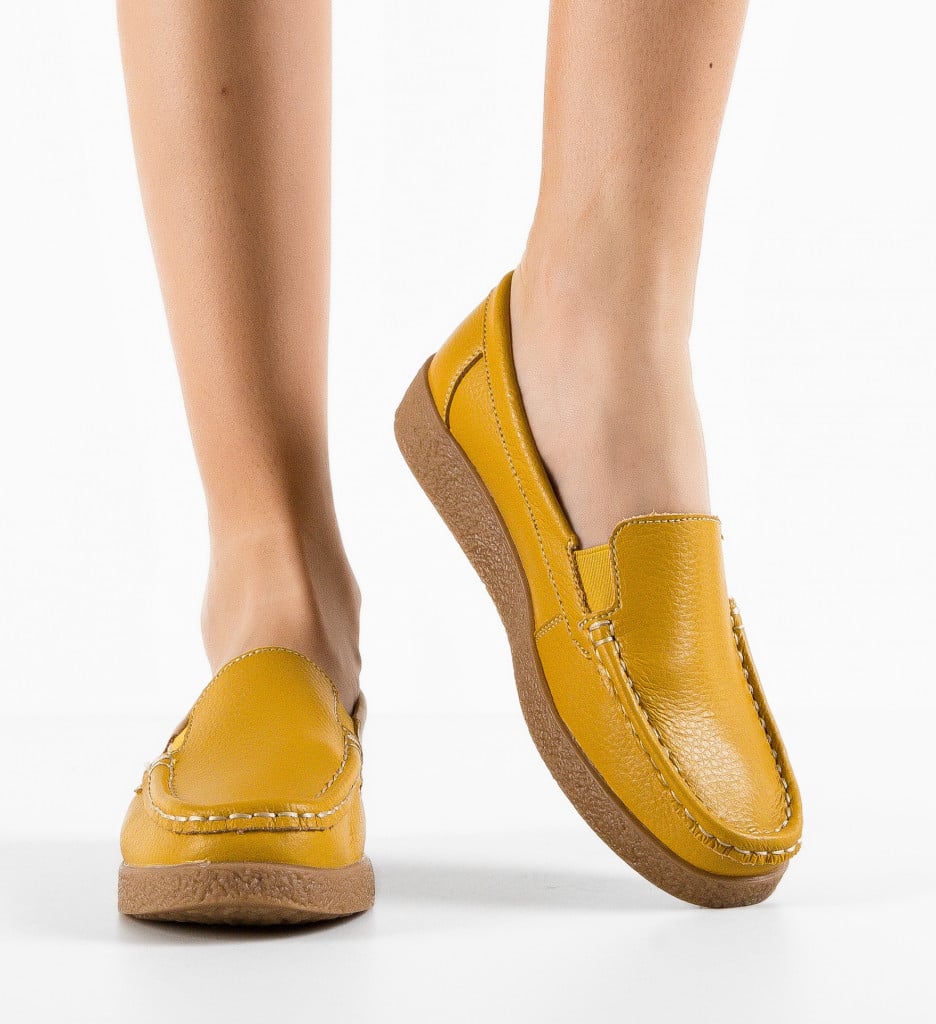 Pantofi Casual Givy Galbeni - Stil și Confort - imagine 2