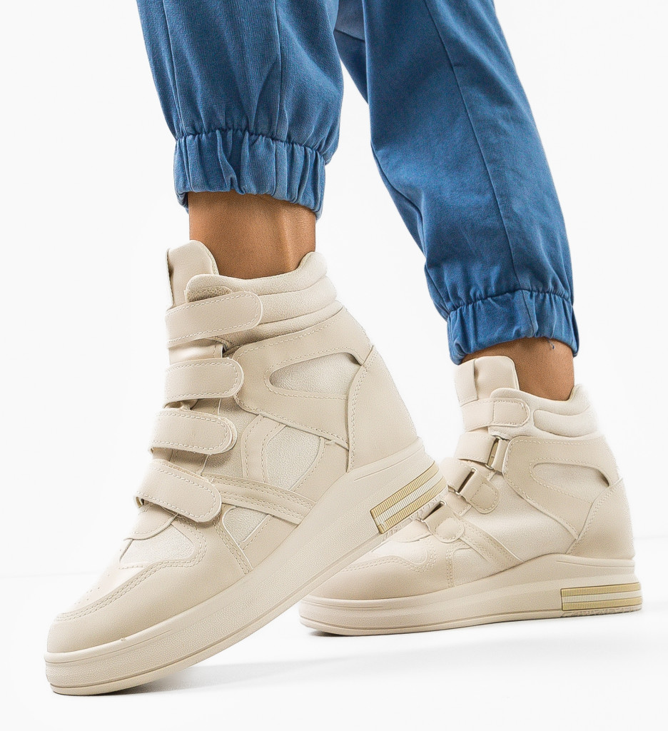 Sneakers Dama Scott Bej | Confort și Stil - imagine 6