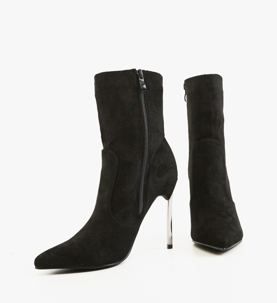 Botine Dama Beinar Negre | Eleganță și Stil - imagine 2