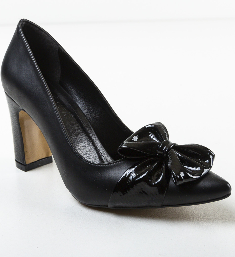 Pantofi cu Toc Sogla Negri - Eleganță Maximă - imagine 5