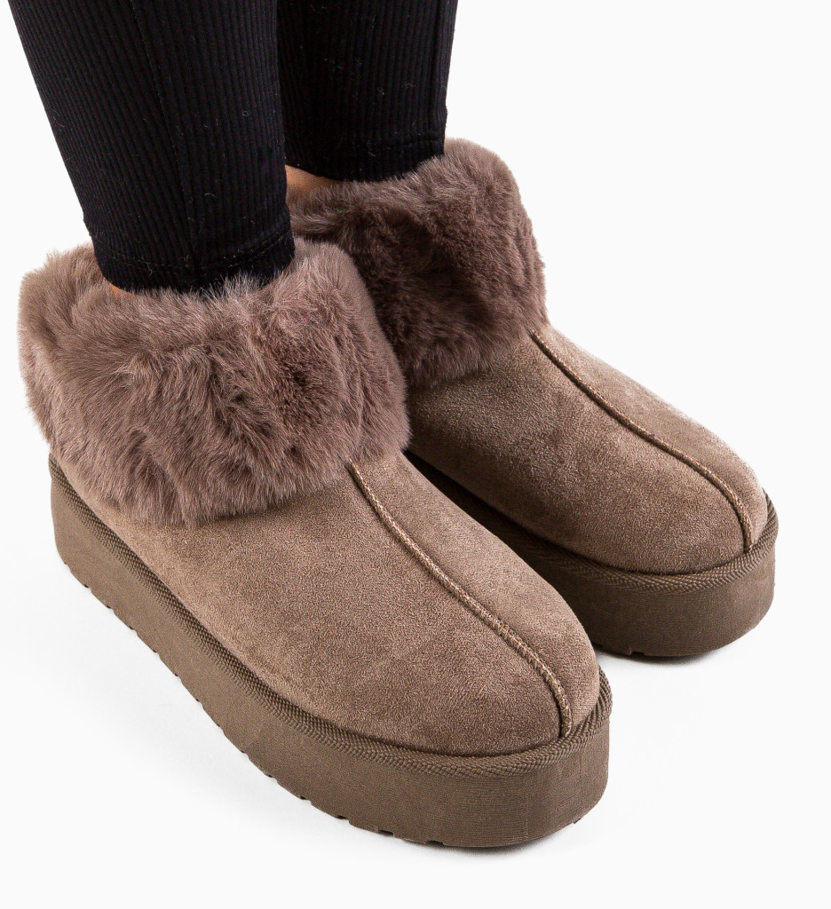 Cizme Dama Emel Khaki | Confort Maxim - imagine 3