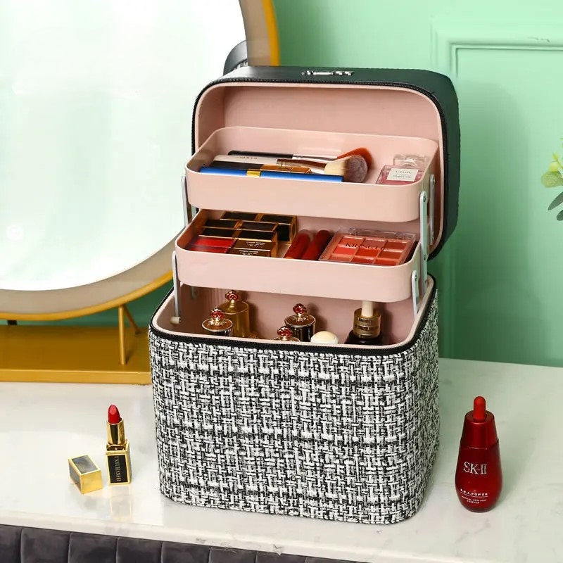 Geanta Cosmetice Vespera AC006 Negru, Delis