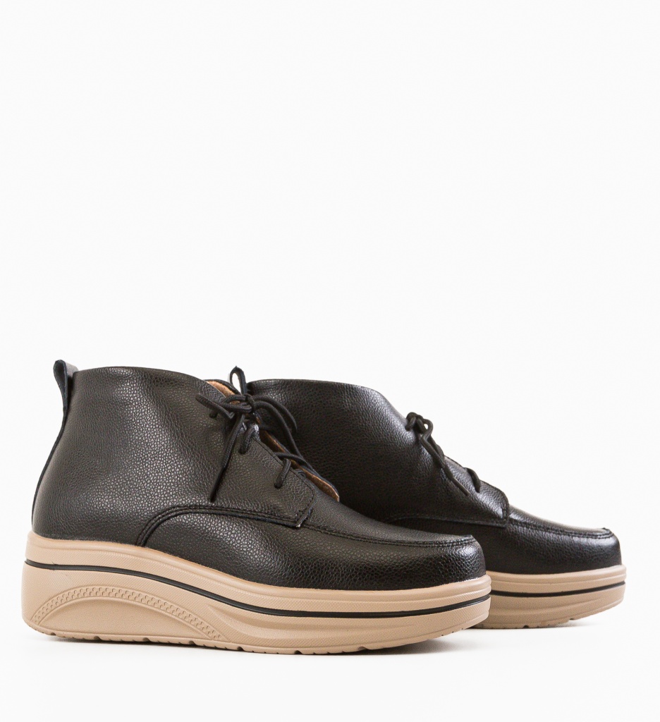 Pantofi Bergamon Negri - Confort și Stil Casual - imagine 8