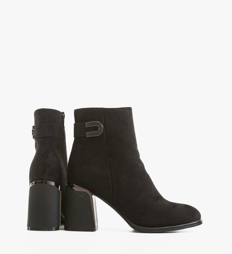 Botine Sammy Negre din Piele | Confort și Stil - imagine 2