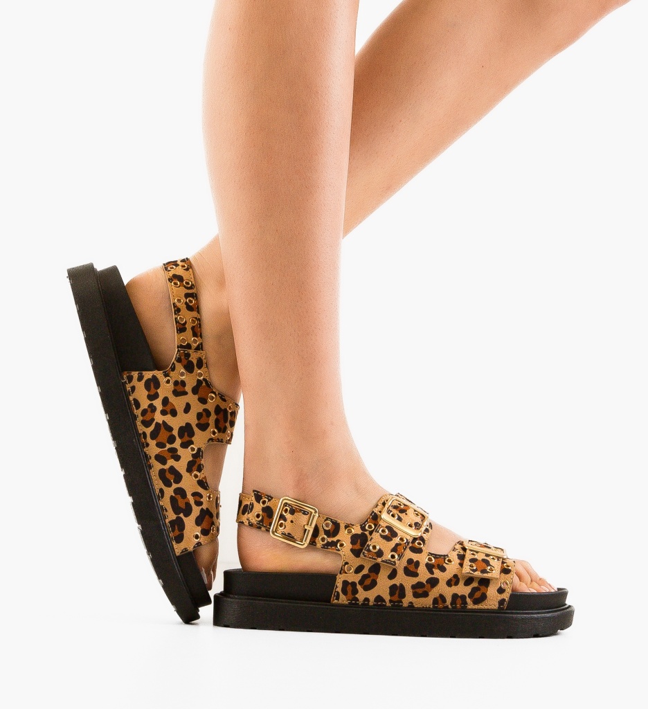 Sandale Dama Rhea Animal Print | Stil Modern Elegant - imagine 2