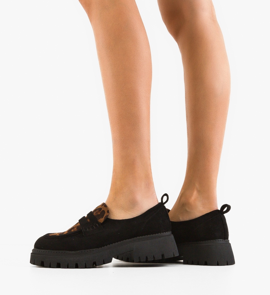 Pantofi Casual Dama Laje Negri - Eleganță Zilnică - imagine 3