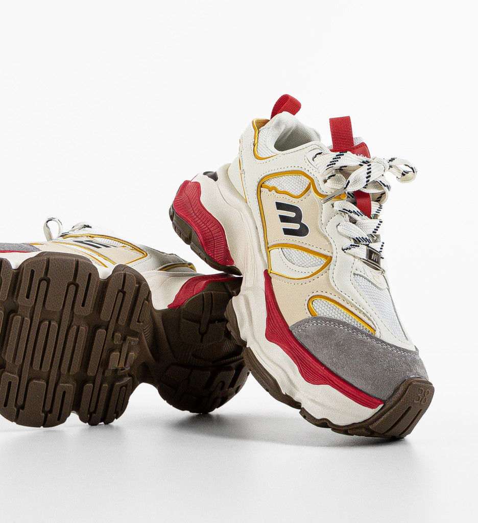 Sneakers Dama Galata Rosii - Confort și Stil - imagine 7