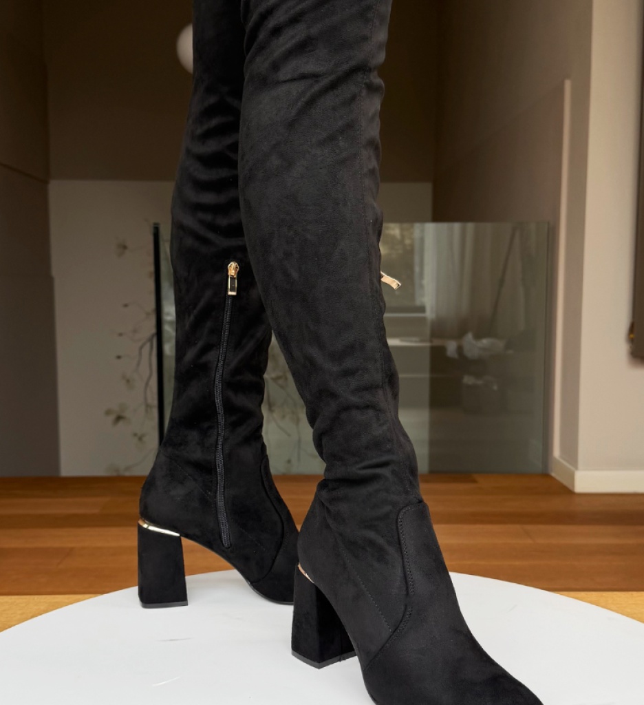 Cizme Dama Negre Jaddey | Eleganță și Confort - imagine 8