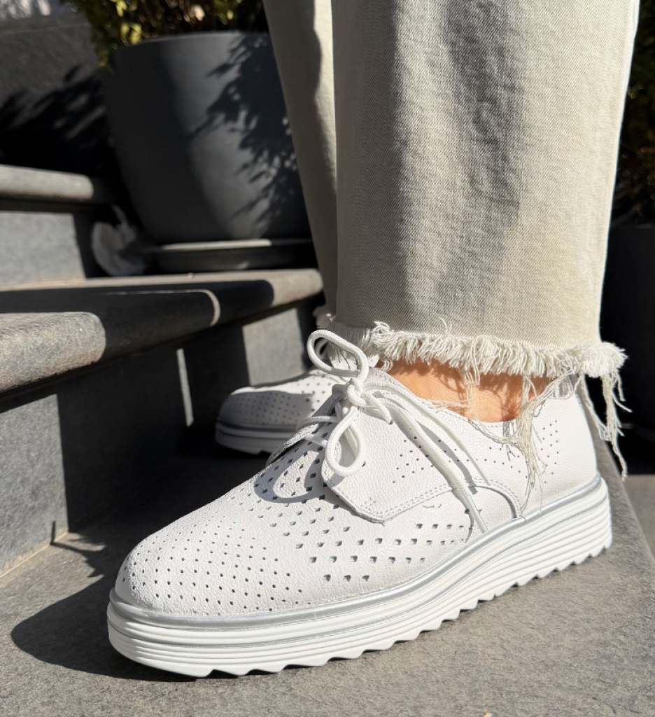 Pantofi Casual Tone Albi - Confort și Stil Zilnic - imagine 10