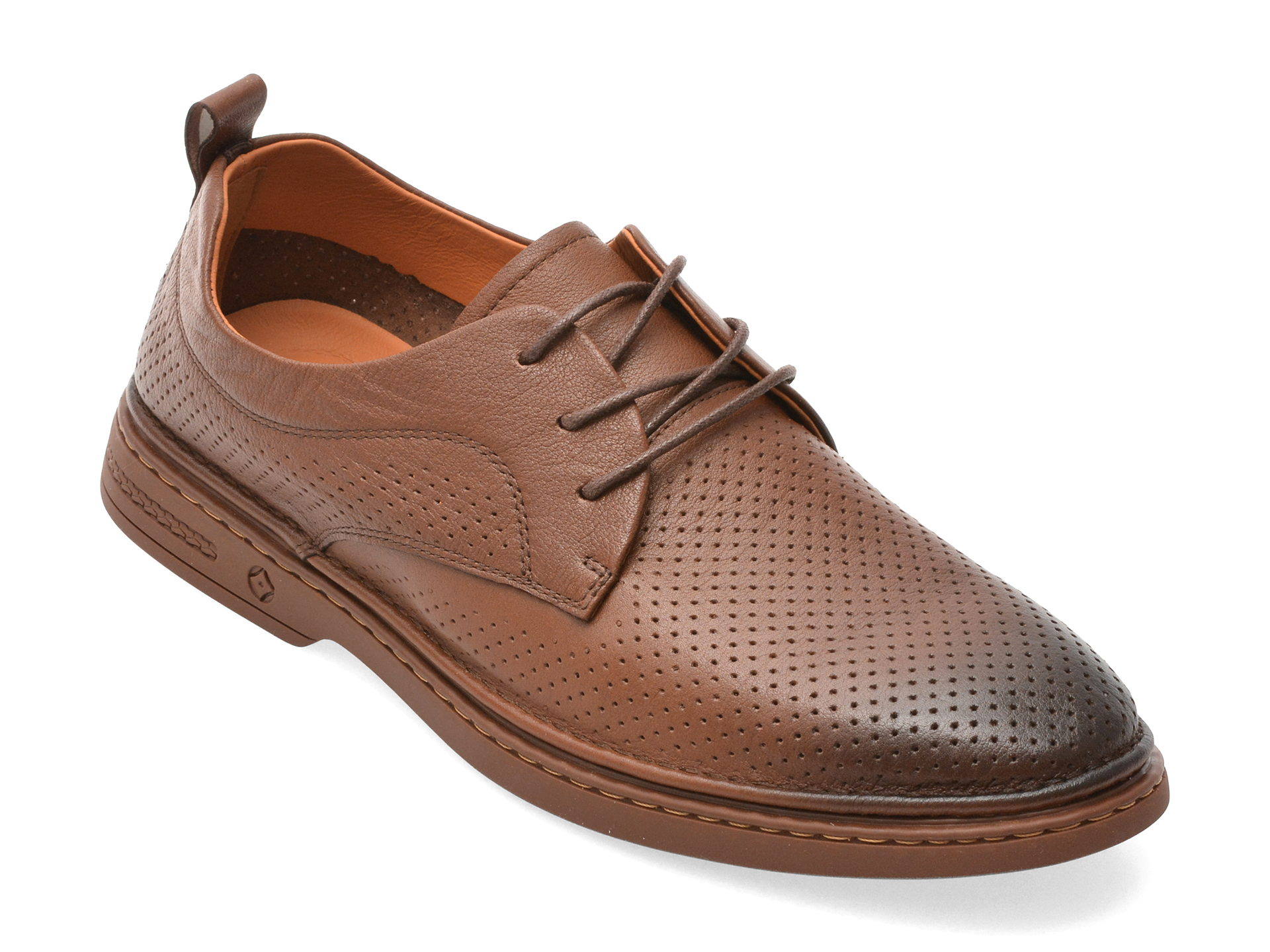 Pantofi Otter Maro din Piele Naturală