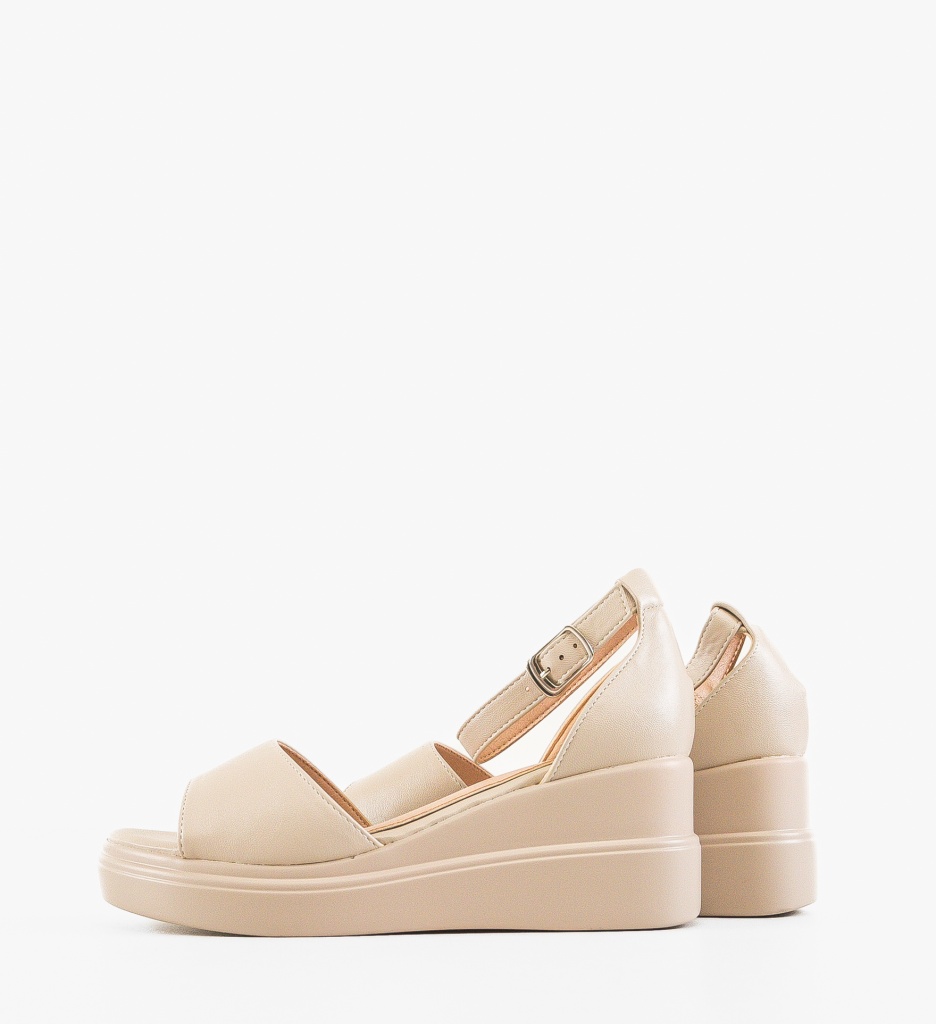 Platforme Dama Honorus Bej | Stil și Confort - imagine 4