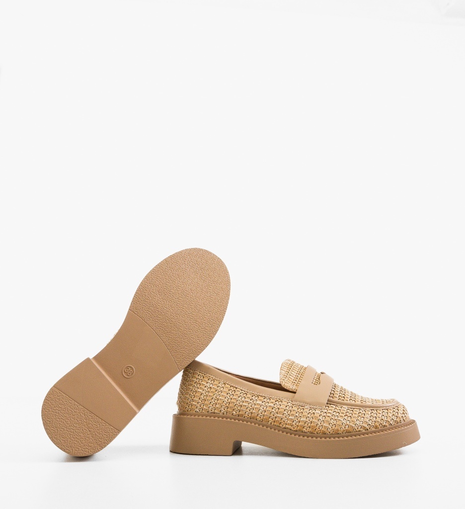 Pantofi Casual Nora Khaki - Confort & Stil - imagine 5